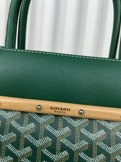  Goyard Saïgon tote bag Green #3424 - Image 6