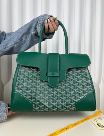  Goyard Saïgon tote bag Green #3424 - Image 8