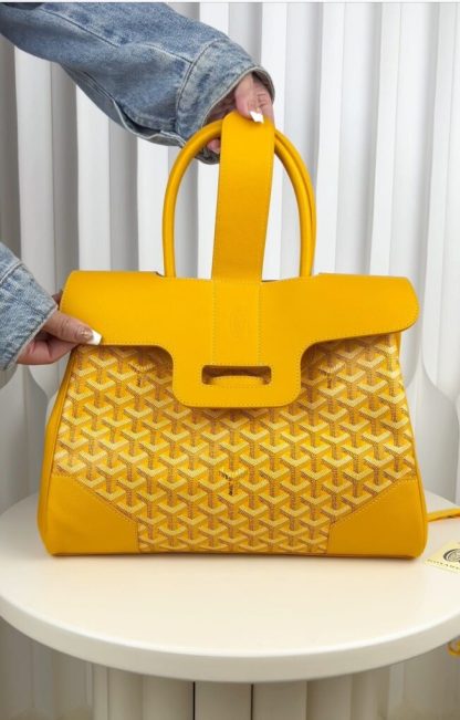  Goyard Saïgon tote bag Yellow #3425 - Image 11