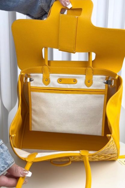  Goyard Saïgon tote bag Yellow #3425 - Image 4