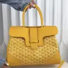 Replica Goyard Saïgon tote bag Yellow #3425