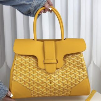 Replica Goyard Saïgon tote bag Yellow #3425
