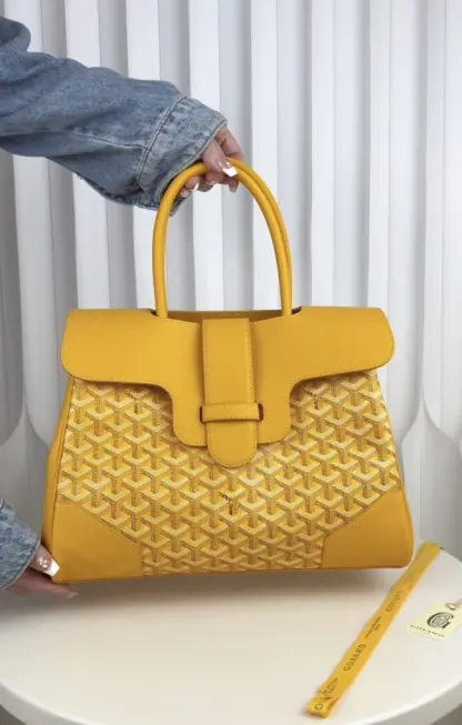 Replica Goyard Saïgon tote bag Yellow #3425