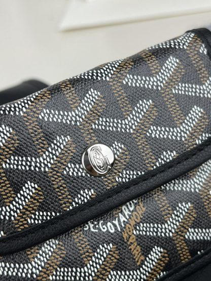  Goyard Anjou Mini Bag Black Tote #3376 - Image 4