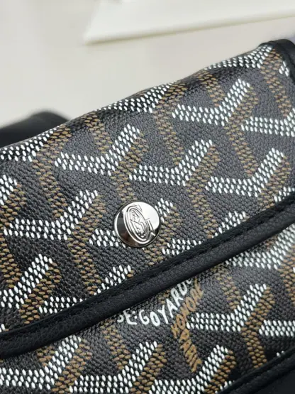  Goyard Anjou Mini Bag Black Tote #3376 - Image 4