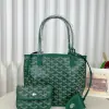  Goyard Anjou Mini Bag Green Tote #3375 - Image 15