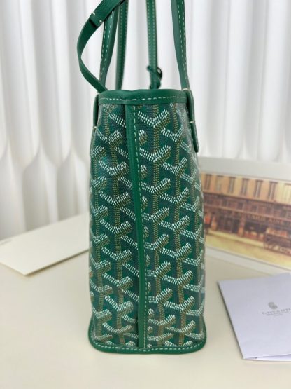 Goyard Anjou Mini Bag Green Tote #3375 - Image 17