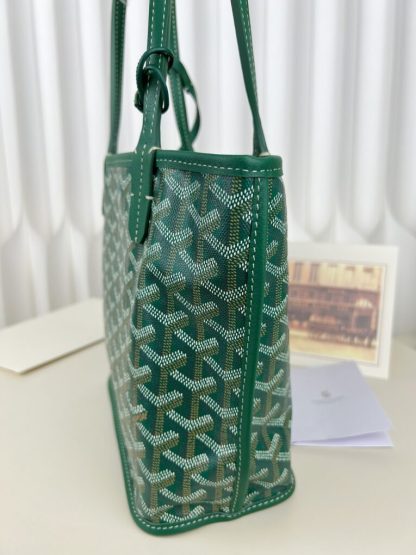  Goyard Anjou Mini Bag Green Tote #3375 - Image 18
