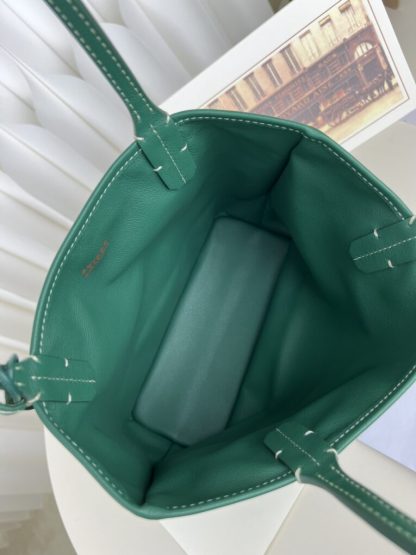  Goyard Anjou Mini Bag Green Tote #3375 - Image 14
