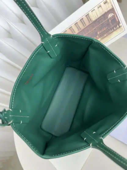  Goyard Anjou Mini Bag Green Tote #3375 - Image 14