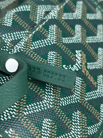  Goyard Anjou Mini Bag Green Tote #3375 - Image 8