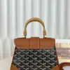  Goyard Saïgon Souple Mini Bag Black & Tan #3426 - Image 11
