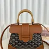Replica Goyard Saïgon Souple Mini Bag Black & Tan #3426