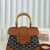  Goyard Saïgon Souple Mini Bag Black & Tan #3426 - Image 12