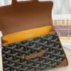  Goyard Saïgon Souple Mini Bag Black & Tan #3426 - Image 14