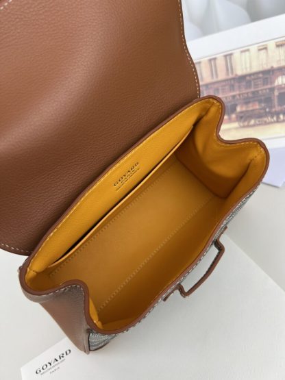  Goyard Saïgon Souple Mini Bag Black & Tan #3426 - Image 15