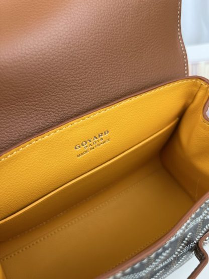  Goyard Saïgon Souple Mini Bag Black & Tan #3426 - Image 16