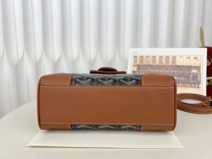  Goyard Saïgon Souple Mini Bag Black & Tan #3426 - Image 17
