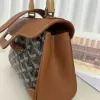  Goyard Saïgon Souple Mini Bag Black & Tan #3426 - Image 8