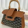  Goyard Saïgon Souple Mini Bag Black & Tan #3426 - Image 9