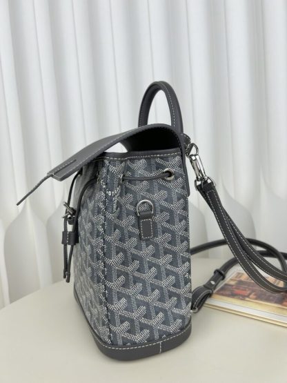  Goyard Alpin Mini Backpack Strap Bag Grey #3413 - Image 5