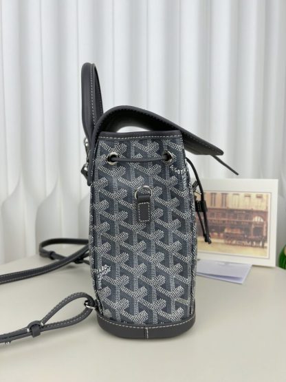  Goyard Alpin Mini Backpack Strap Bag Grey #3413 - Image 14