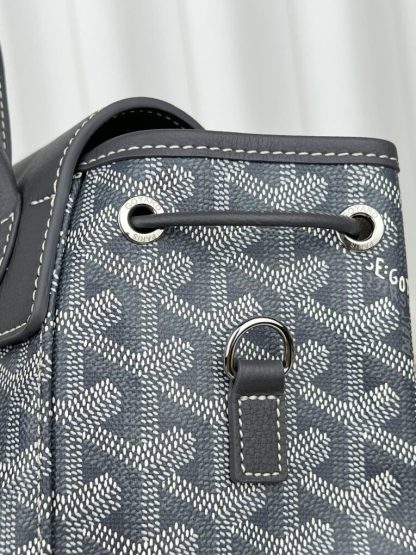  Goyard Alpin Mini Backpack Strap Bag Grey #3413 - Image 8
