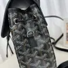  Goyard Alpin Mini Backpack Strap Bag Black #3411 - Image 15