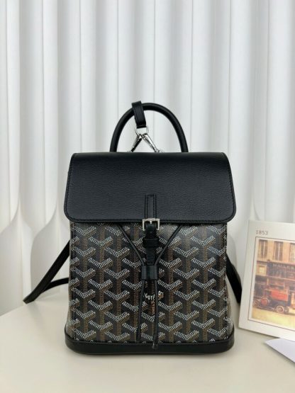 Replica Goyard Alpin Mini Backpack Strap Bag Black #3411