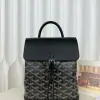  Goyard Alpin Mini Backpack Strap Bag Black #3411 - Image 18