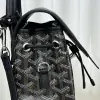  Goyard Alpin Mini Backpack Strap Bag Black #3411 - Image 8