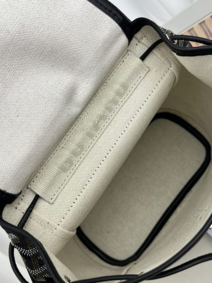  Goyard Alpin Mini Backpack Strap Bag Black #3411 - Image 5