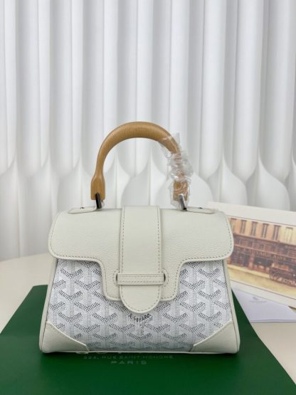  Goyard Saïgon Souple Mini Bag White #3428 - Image 10