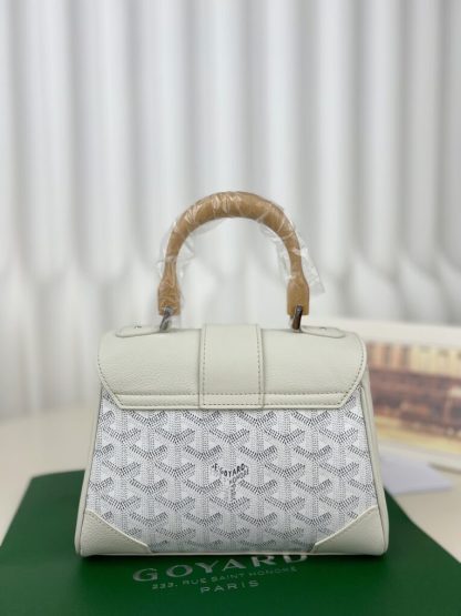  Goyard Saïgon Souple Mini Bag White #3428 - Image 11