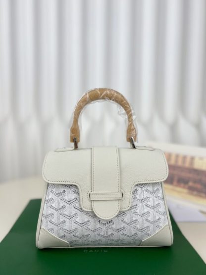  Goyard Saïgon Souple Mini Bag White #3428 - Image 12