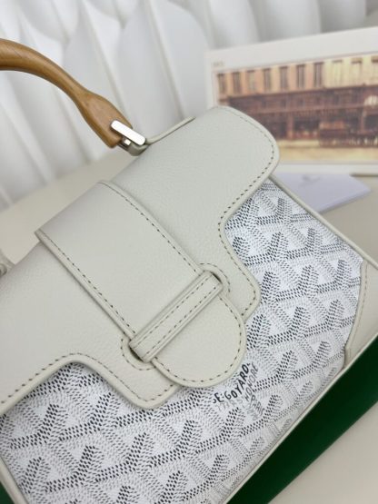  Goyard Saïgon Souple Mini Bag White #3428 - Image 16