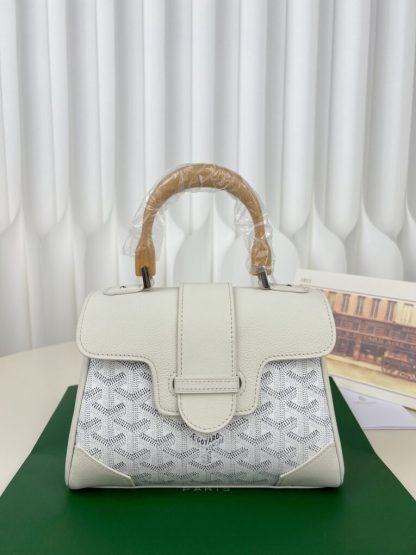  Goyard Saïgon Souple Mini Bag White #3428 - Image 7
