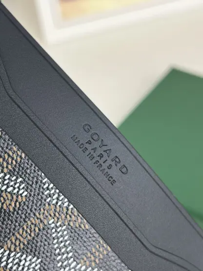  Goyard Saint-Sulpice Card Wallet Card holder Black #3429 - Image 3