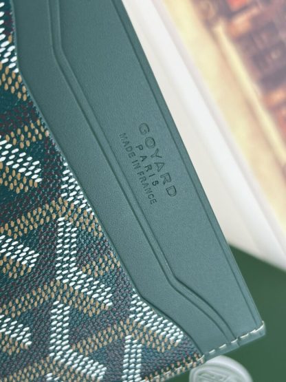  Goyard Saint-Sulpice Card Wallet Card holder Green #3430 - Image 4