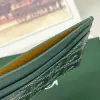  Goyard Saint-Sulpice Card Wallet Card holder Green #3430 - Image 6