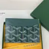 Replica Goyard Saint-Sulpice Card Wallet Card holder Green #3430