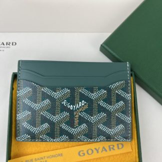 Replica Goyard Saint-Sulpice Card Wallet Card holder Green #3430