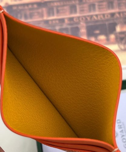  Goyard Saint-Sulpice Card Wallet Card holder Orange #3436 - Image 6