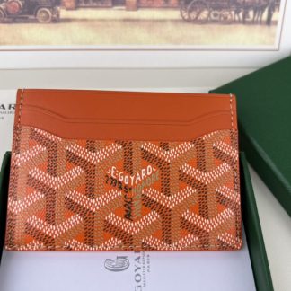 Replica Goyard Saint-Sulpice Card Wallet Card holder Orange #3436