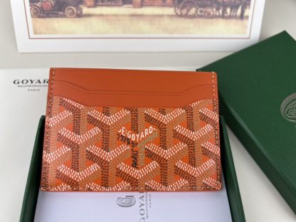 Replica Goyard Saint-Sulpice Card Wallet Card holder Orange #3436