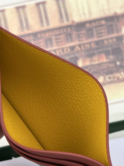 Goyard Saint-Sulpice Card Wallet Card holder Burgundy #3434 - Image 4