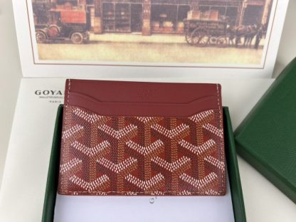 Replica Goyard Saint-Sulpice Card Wallet Card holder Burgundy #3434