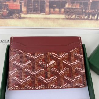 Replica Goyard Saint-Sulpice Card Wallet Card holder Burgundy #3434