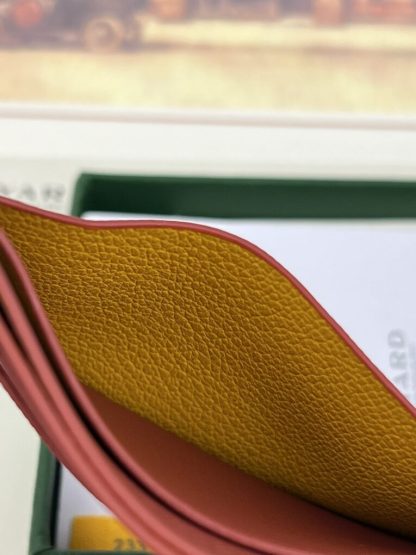  Goyard Saint-Sulpice Card Wallet Card holder Burgundy #3434 - Image 2