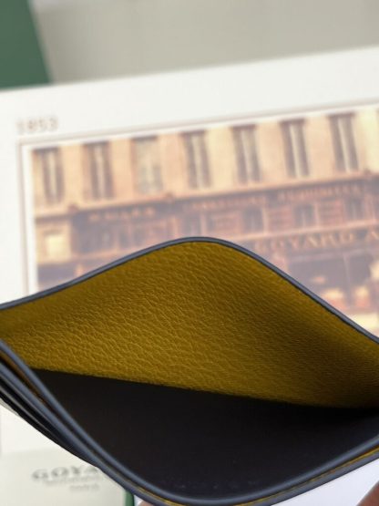  Goyard Saint-Sulpice Card Wallet Card holder Navy Blue #3432 - Image 2